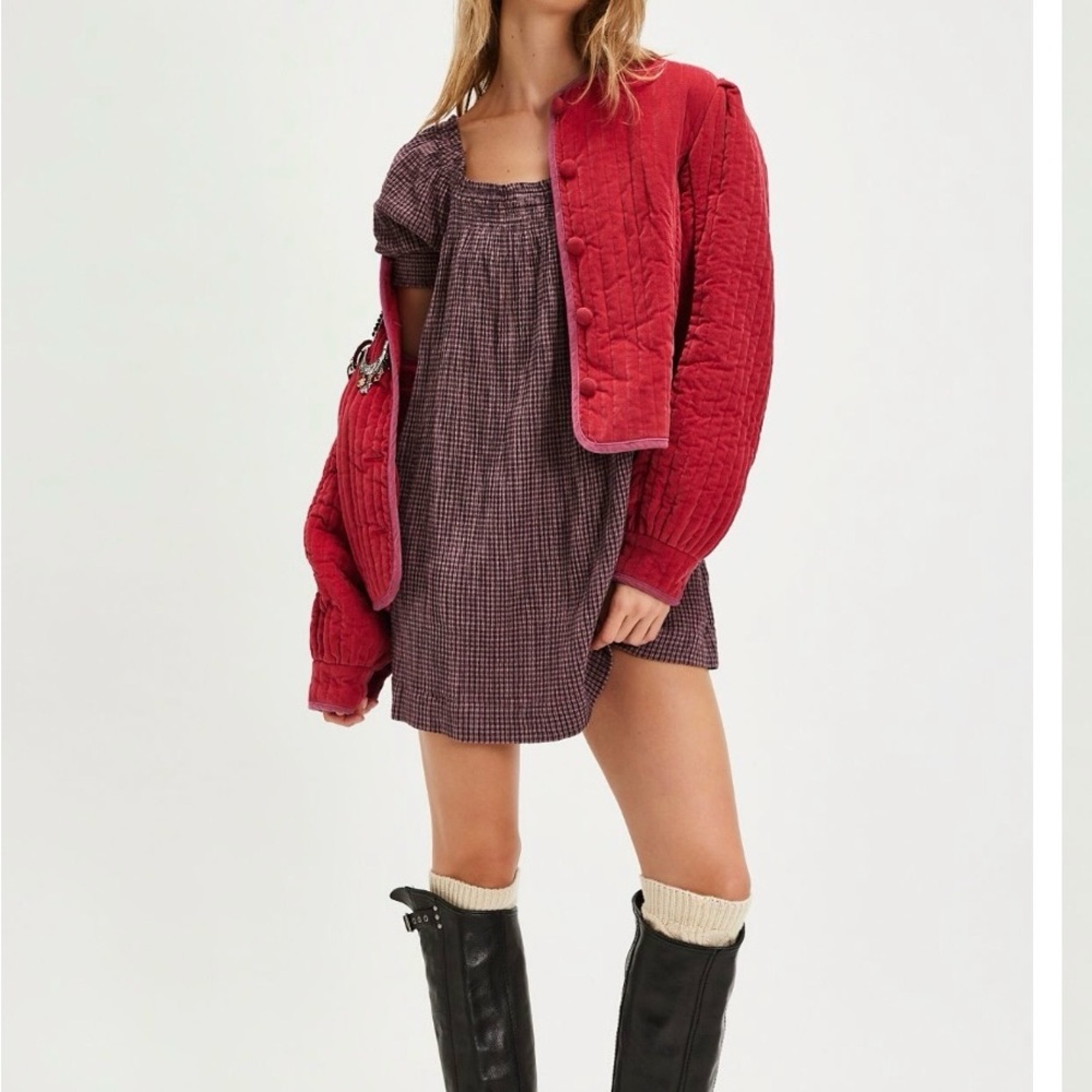 NWT Free People plaid Mila Mini